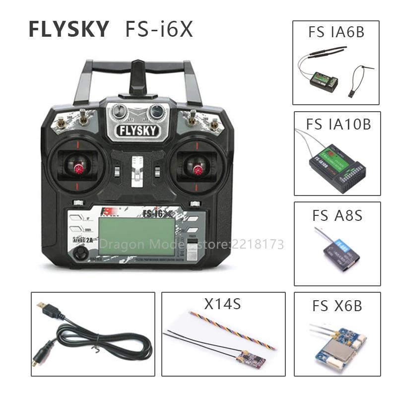 FLYSKY FS-i6X FS i6X 10CH 2.4GHz AFHDS 2A RC ۽ű, X6B iA6B A8S iA10B ű , RC FPV ̽  Ϲڽ